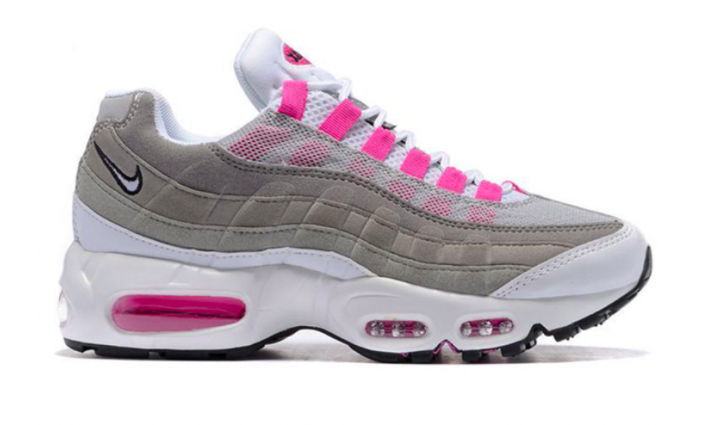 Nike air max best sale 95 pink and grey